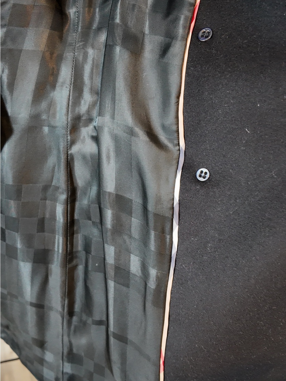 Burberry Black Double-Breasted Trench Coat - Picture 6 of 6